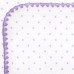 Фланелевая пеленка для новорожденного SwaddleDesignsLavender Polka D