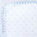 Фланелевая пеленка для новорожденного SwaddleDesigns Pstl Blue Dot