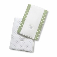 Полотенчики SwaddleDesign Baby Burpie Set Sage Dot