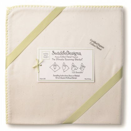 Фланелевая пеленка Organic Kiwi Edge