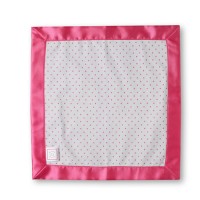 Комфортер платочек обнимашка Baby Lovie - Flannel Fushia Dot