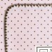 Фланелевая пеленка для новорожденного SwaddleDesigns Pink w/BR Dot
