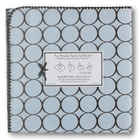 Фланелевая пеленка для новорожденного SwaddleDesigns Blue w/BR Mod C