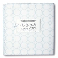 Фланелевая пеленка для новорожденного SwaddleDesigns Ultimate Blue Mod on WH