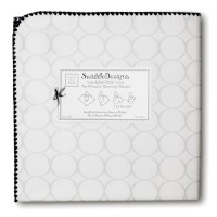 Фланелевая пеленка для новорожденного SwaddleDesigns Sterling Mod/WH