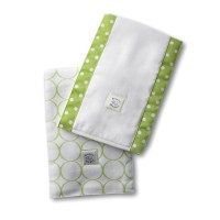 Полотенчики SwaddleDesign Baby Burpie Set Kiwi Mod