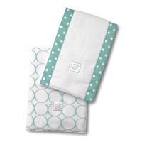 Полотенчики SwaddleDesign Baby Burpie Set SeaCrystal Mod