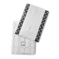 Полотенчики SwaddleDesign Baby Burpie Set Sterling Mod
