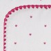 Фланелевая пеленка для новорожденного SwaddleDesigns Fuchsia Lt. Heart