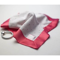 Комфортер платочек обнимашка Baby Lovie - Flannel Fuchsia Lt. Heart