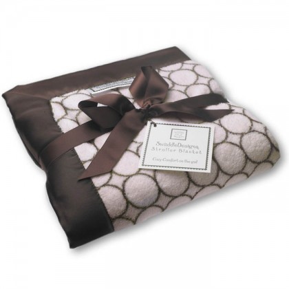 Плед детский SwaddleDesigns Stroller Blanket Pink w/BR Mod C