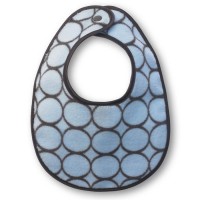 Слюнявчики Bibs SwaddleDesigns на возраст до 1 года Blue w/BR Mod C
