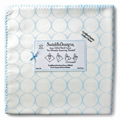 Фланелевая пеленка Organic Blue Mod on IV