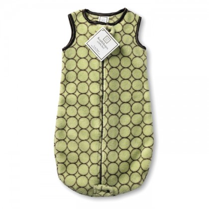 Спальный мешок детский SwaddleDesigns zzZipMe 3-6 М Lime w/BR Mod C