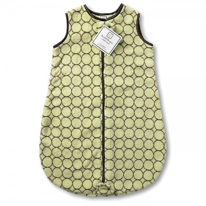Спальный мешок детский SwaddleDesigns zzZipMe 6-12 М Lime w/BR Mod C