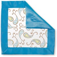 Комфортер платочек обнимашка Baby Lovie - Flannel Blue Paisley