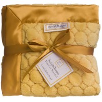 Детский плед SwaddleDesigns Stroller Blanket Gold Puff Circle