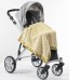 Детский плед SwaddleDesigns Stroller Blanket Gold Puff Circle