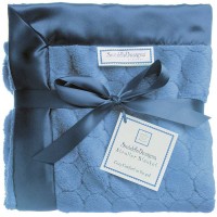 Детский плед SwaddleDesigns Stroller Blanket True Blue Puff C