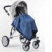 Детский плед SwaddleDesigns Stroller Blanket True Blue Puff C