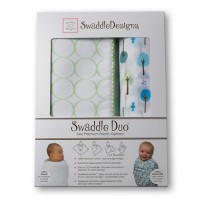 Набор пеленок SwaddleDesigns Swaddle Duo KW Cute&Wild