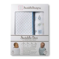 Набор пеленок SwaddleDesigns Swaddle Duo BL Peace/LV/SW