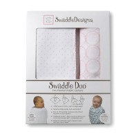 Набор пеленок SwaddleDesigns Swaddle Duo Swaddle Duo Pstl Pink Classic