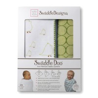Набор пеленок SwaddleDesigns Swaddle Duo KW Big Chickies