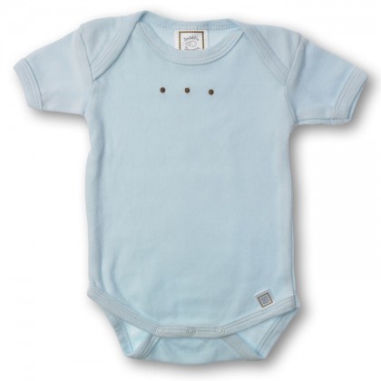 Боди с коротким рукавом 6-12 мес. PB w/Mocha Dots