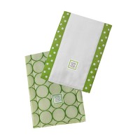 Полотенчики SwaddleDesign Baby Burpie Set PG Mod Circles