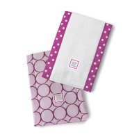 Полотенчики SwaddleDesign Baby Burpie Set VB Mod Circles