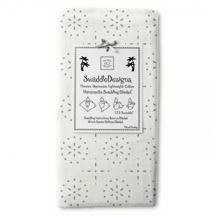 Пеленка детская тонкая SwaddleDesigns Маркизет Sterling Sparklers