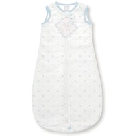 Фланелевый спальный мешок SwaddleDesigns zzZipMe Sack 3-6M Flannel PB/ST Little Dot