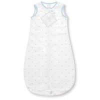 Фланелевый спальный мешок SwaddleDesigns zzZipMe Sack 6-12M Flannel PB/ST Little Dot