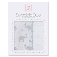 Набор пеленок SwaddleDesigns Swaddle Duo Swaddle Duo PB Elephant/Chickies