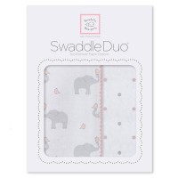 Набор пеленок SwaddleDesigns Swaddle Duo PP Elephant/Chickies