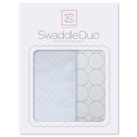 Набор пеленок SwaddleDesigns Swaddle Duo PB Dot/Mod Circle