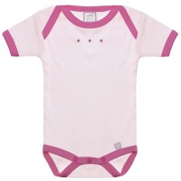 Боди с коротким рукавом 0-3 мес New BornPstl. Pink/Very Berry