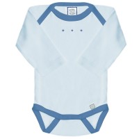 Боди с длинным рукавом 6-12 мес. Pstl. Blue/True Blue