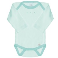 Боди с длинным рукавом 0-3 мес SC/Turquoise