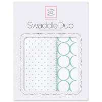 Набор пеленок SwaddleDesigns Swaddle Duo Classic "Морской кристалл"