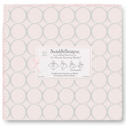 Большая пеленка из премиум фланели SwaddleDesigns (110х110 см)