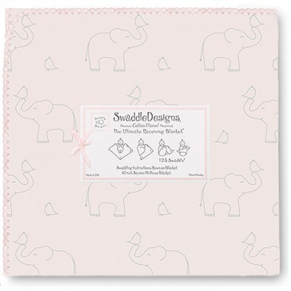 Большая пеленка из премиум фланели SwaddleDesigns (110х110 см)
