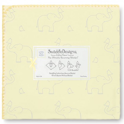 Большая пеленка из премиум фланели SwaddleDesigns (110х110 см)