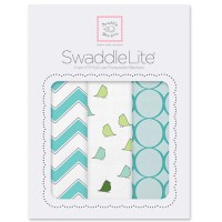 Набор пеленок SwaddleDesigns SwaddleLite Chic Chevron Lite TQ, 3 шт