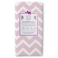 Пеленка детская тонкая SwaddleDesigns Маркизет Pink Chevron