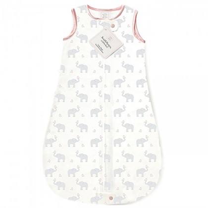 Фланелевый спальный мешок SwaddleDesigns zzZipMe Sack Flannel PP Elephant (6-12 мес.) 
