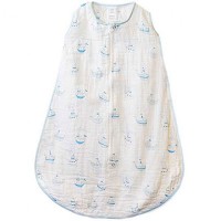 Спальный мешок SwaddleDesigns Muslin zzZipMe Sack - Little Ships (6-12 мес)
