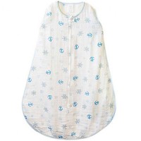 Спальный мешок SwaddleDesigns Muslin zzZipMe Sack - Blue Ahoy (3-6 мес)