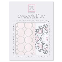 Набор пеленок SwaddleDesigns Swaddle Duo - Pink Mod Medallion